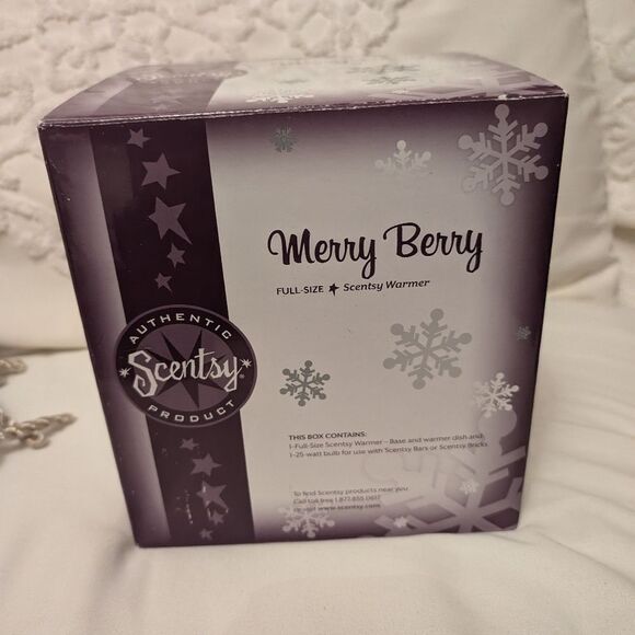 Scentsy Merry🌲 Berry Full Size Scentsy Warmer - Picture 6 of 7